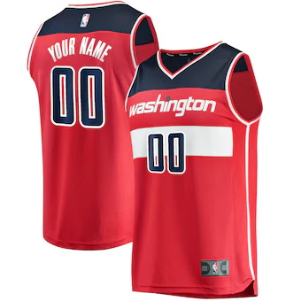 youth fanatics branded red washington wizards fast break cu-434